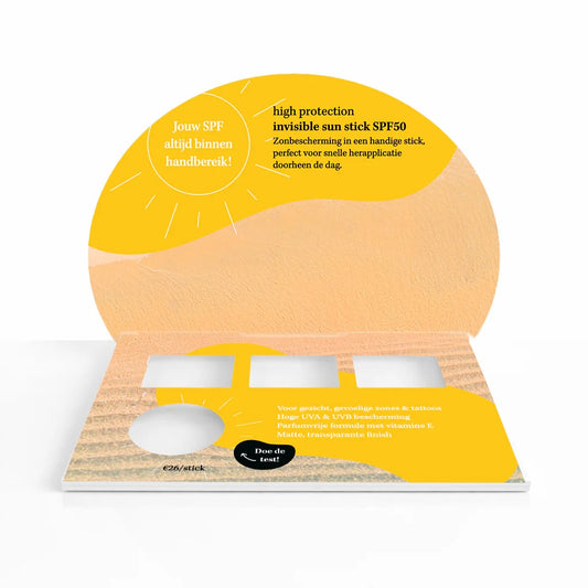 Invisible Sun Stick SPF50 'this is sun.' | Display (leeg)
