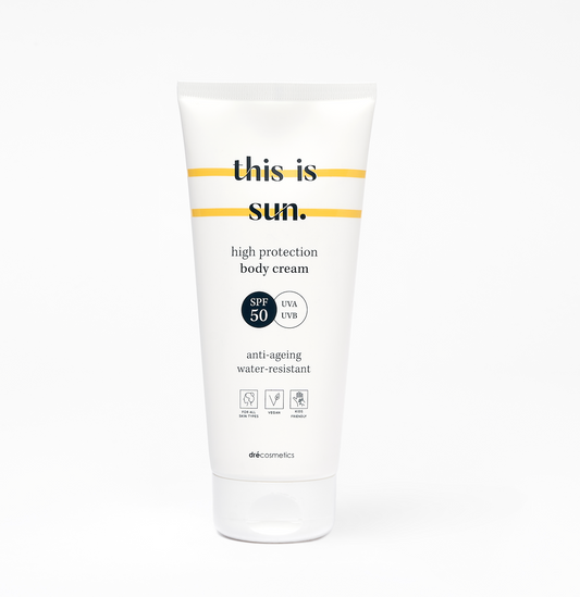 ‘this is sun.’ Body Cream SPF50 200ml