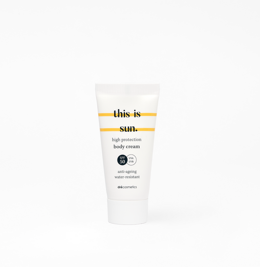 ‘this is sun.’ Body Cream SPF50 15ml