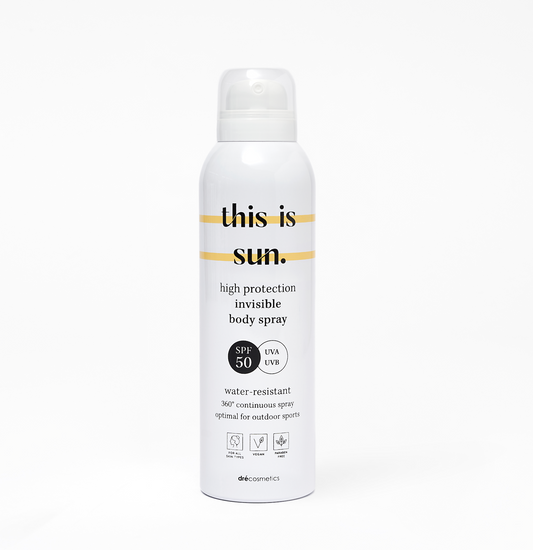 ‘this is sun.’ Invisible Body Spray SPF50 150ml